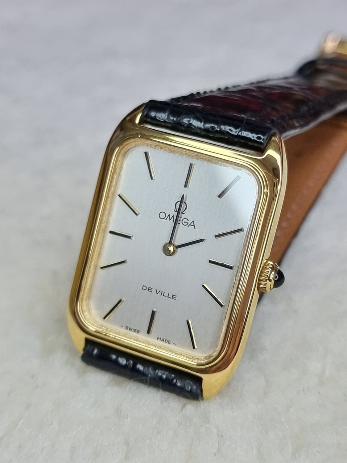 오메가 드빌 실버 다이얼 핸드와인딩 남여공용 시계 상품이미지1