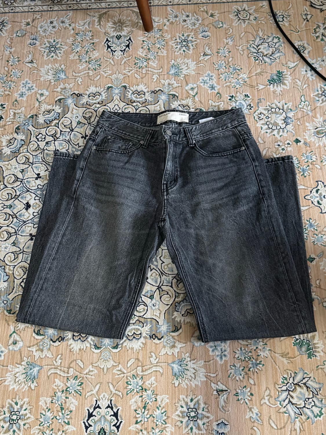 [페이탈리즘] Crude wide fit jeans 46(30~31) 상품이미지2