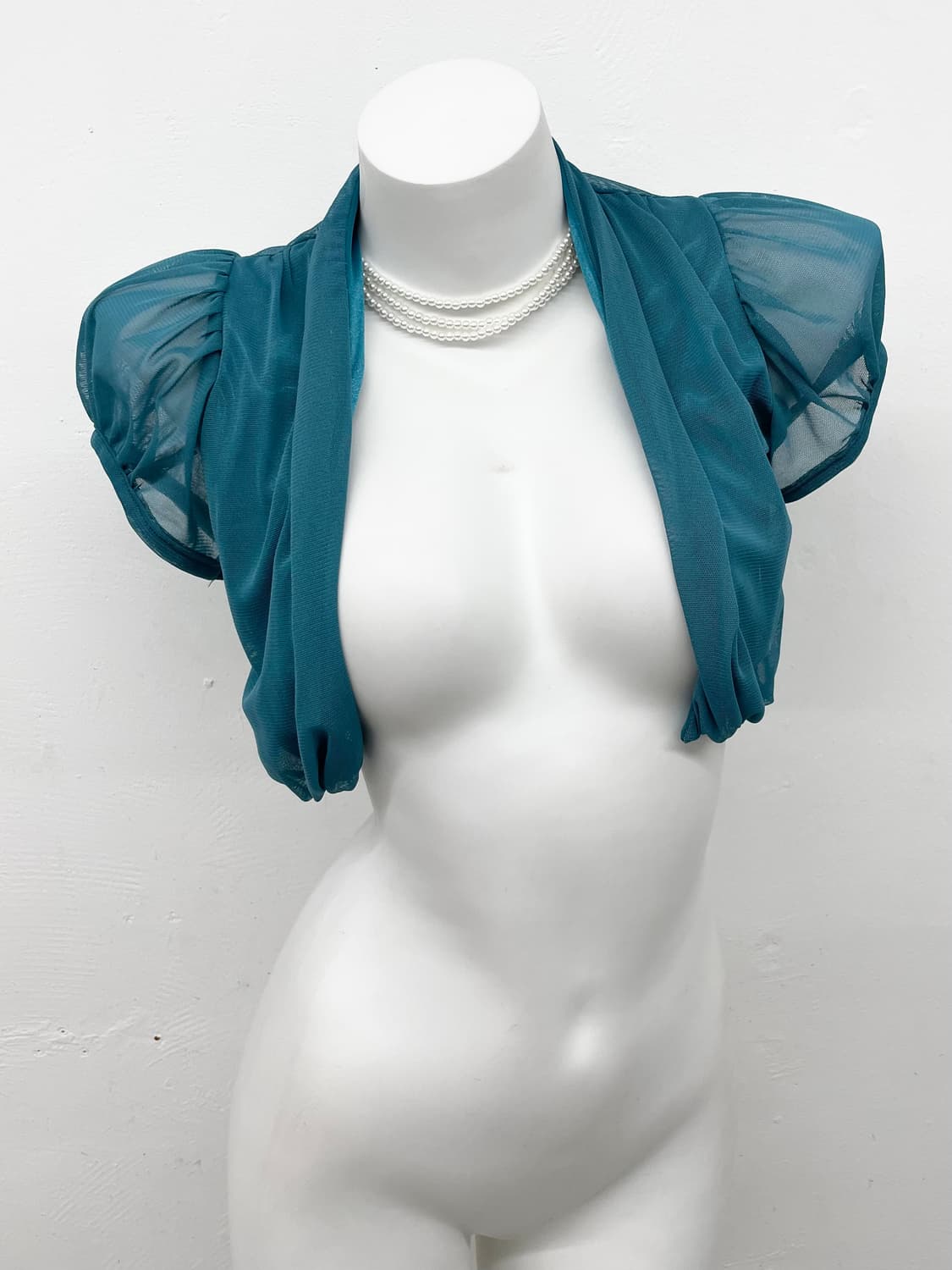 페어리코어 청록 볼레로 상품이미지1