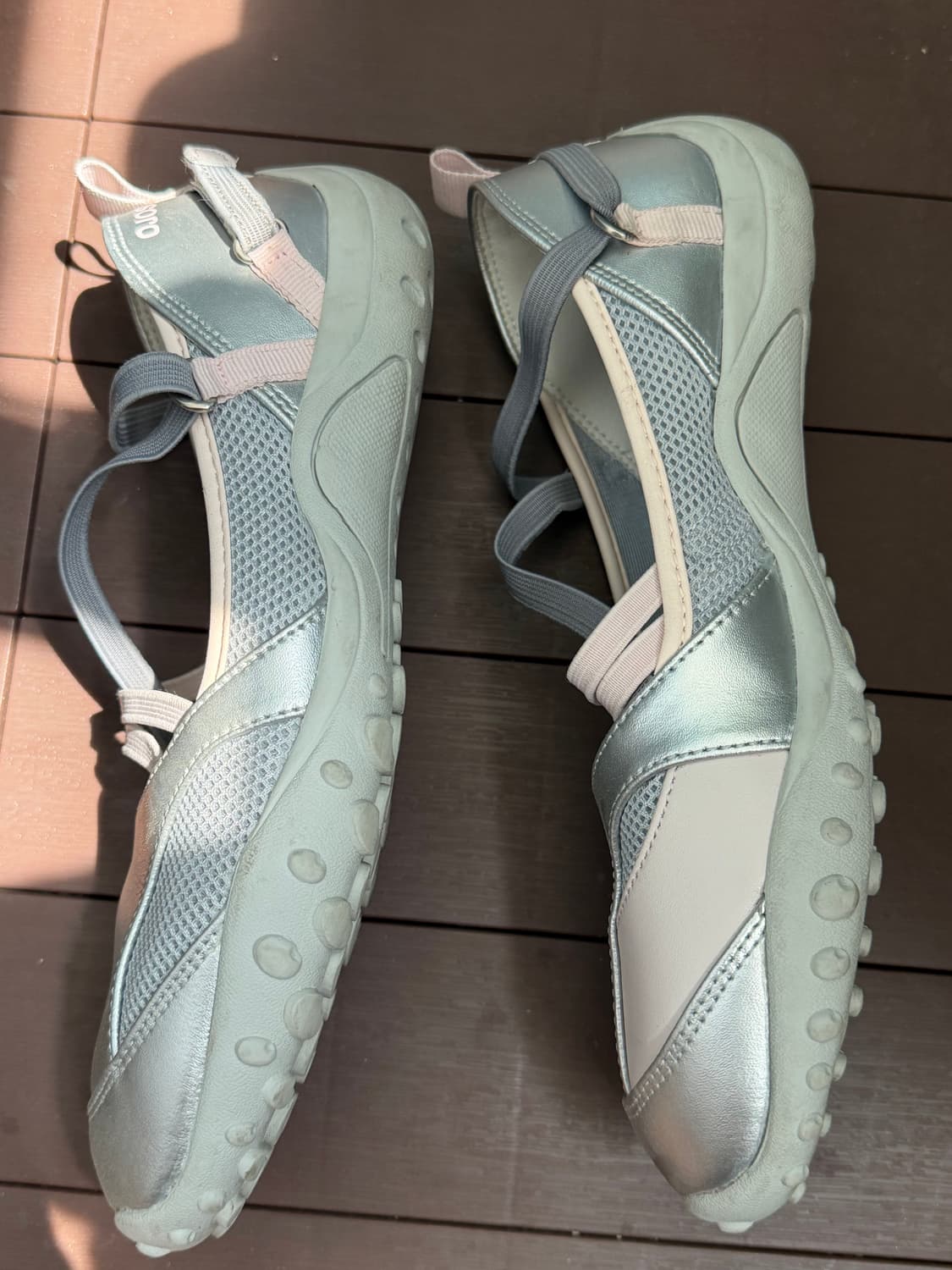 오호스 OJOS Strap Embossed ToeShoes 메리제인 실버 상품이미지2