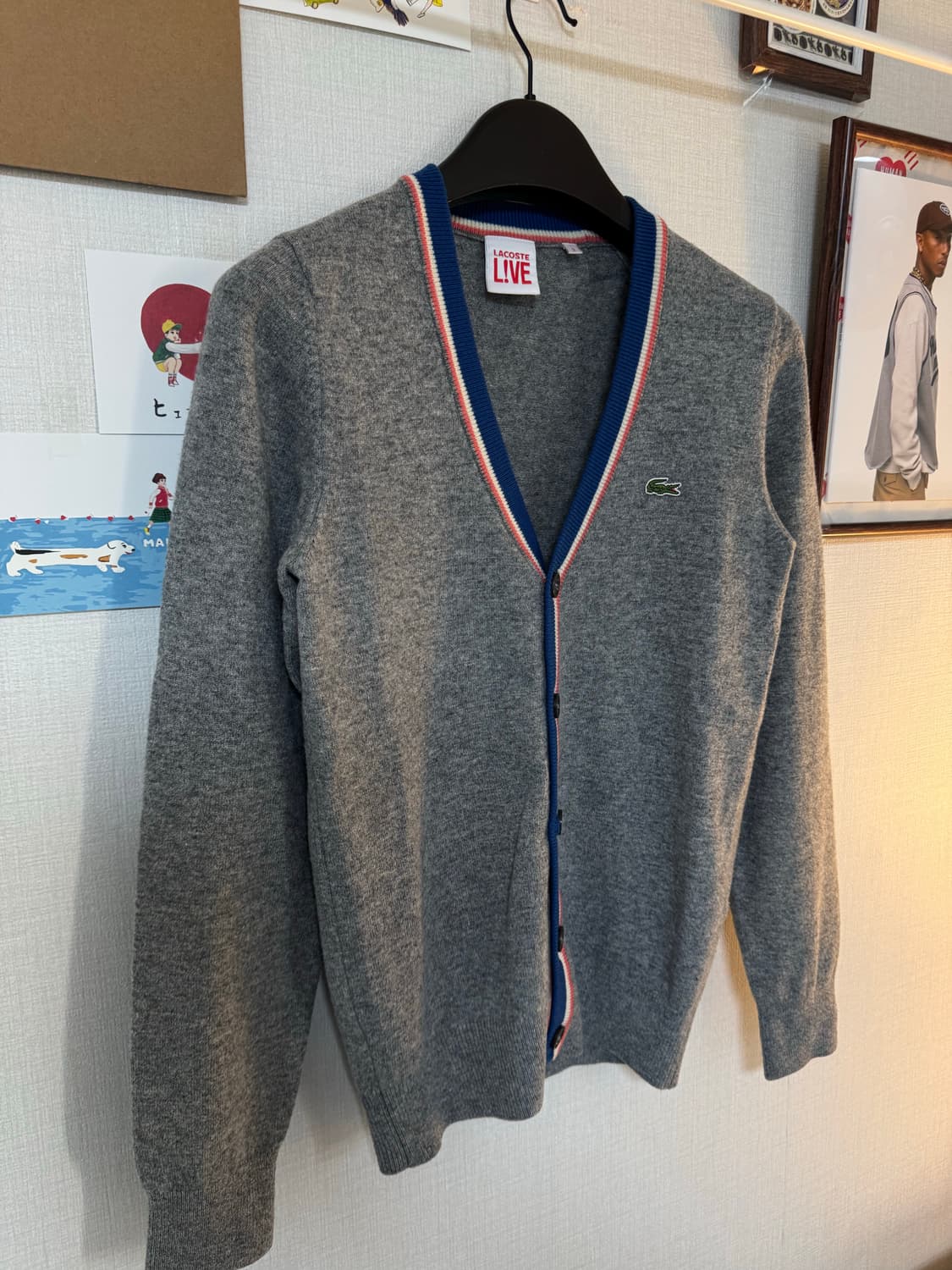 [S]라코스테 라이브 울 니트 가디건 상품이미지2