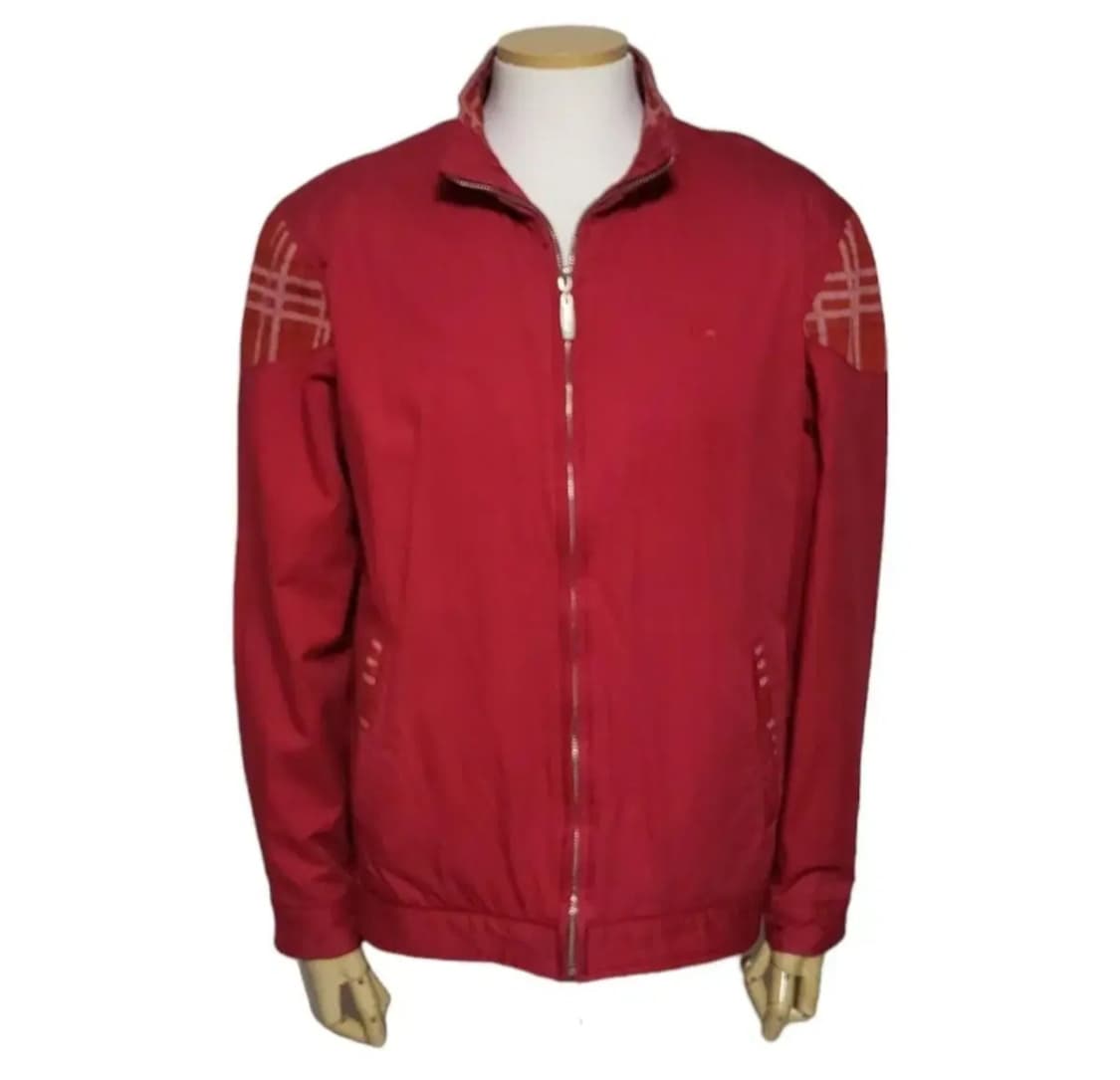 (L) 버버리런던 체크 디테일 블루종자켓 버버리자켓 상품이미지5