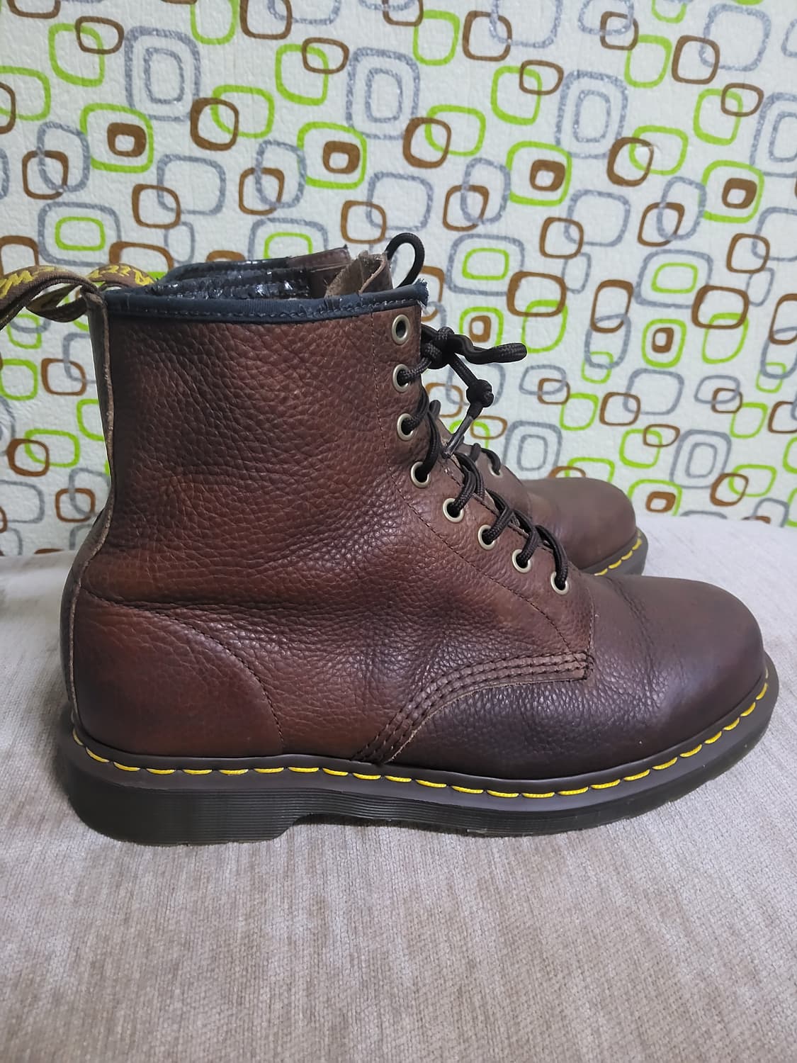 닥터마틴1460 모델 8홀 280사이즈 브라운  상품이미지3