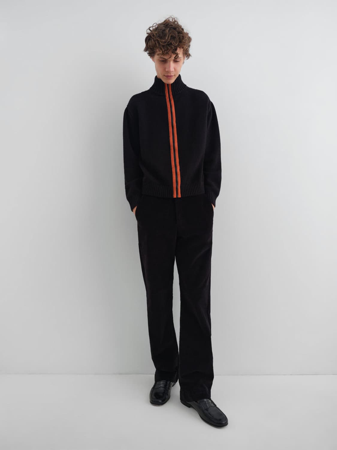 [S,M,L,XL]기마구아스 Alonso 집업 가디건/블랙 상품이미지2