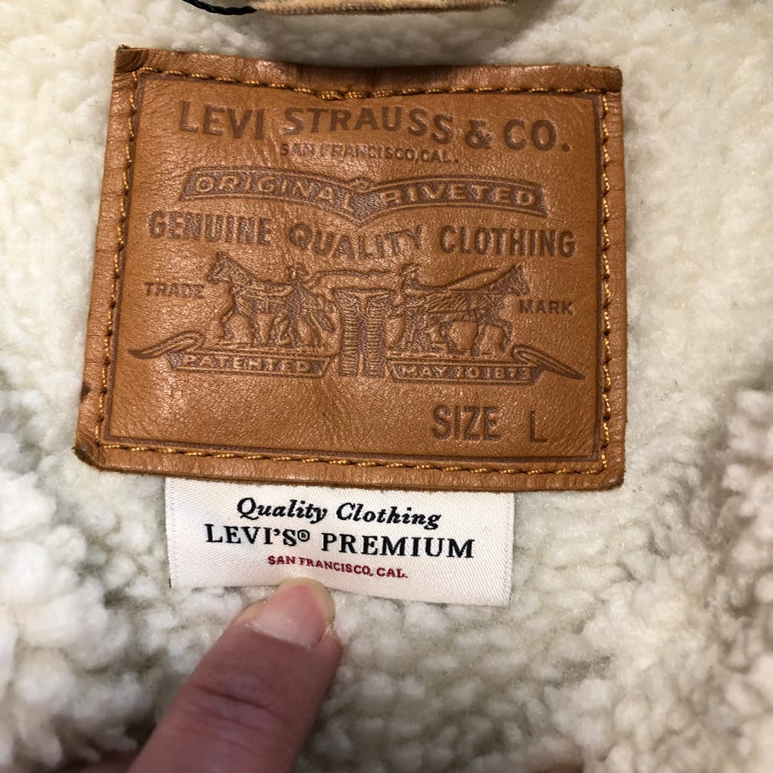 리바이스 빅E 코듀로이 쉐르파 자켓 상품이미지5