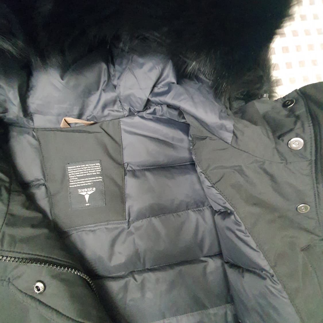 트렉스타 구스다운 롱 패딩 남자95~100 상품이미지8