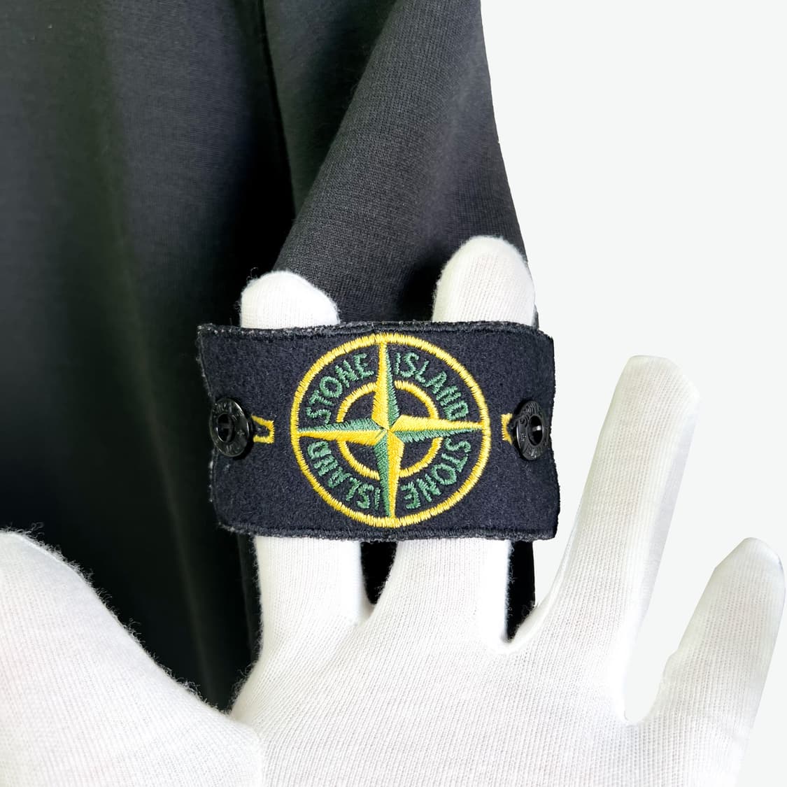 [M/매장판] 스톤아일랜드 나일론 코튼 플리스 맨투맨 상품이미지4