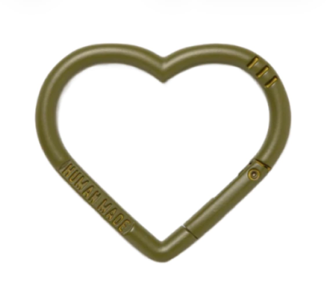휴먼메이드 하트 카라비너 카키 상품이미지1