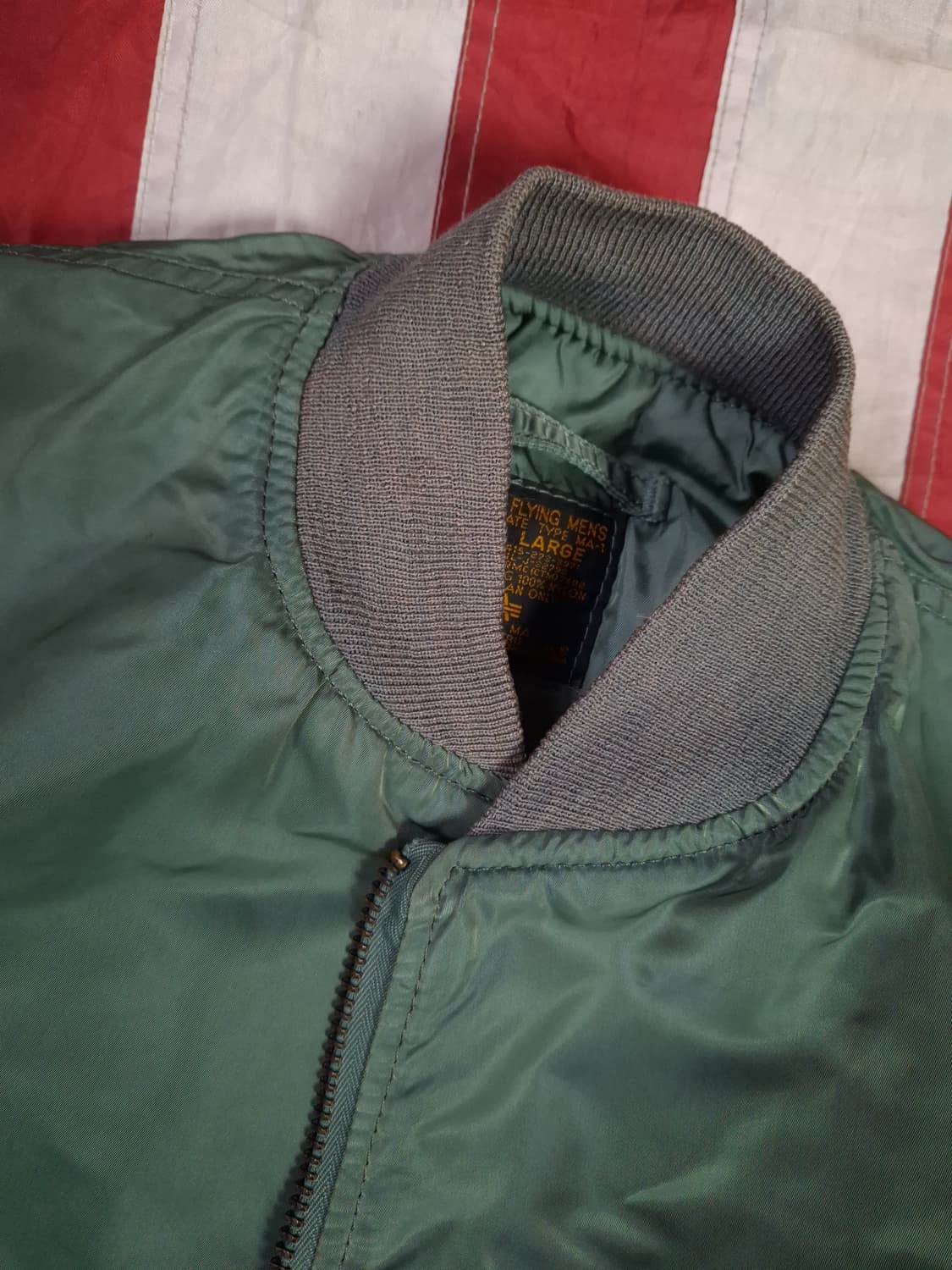 오리지날 90's 알파사 미공군 MA-1 TYPE 항공점퍼  상품이미지9