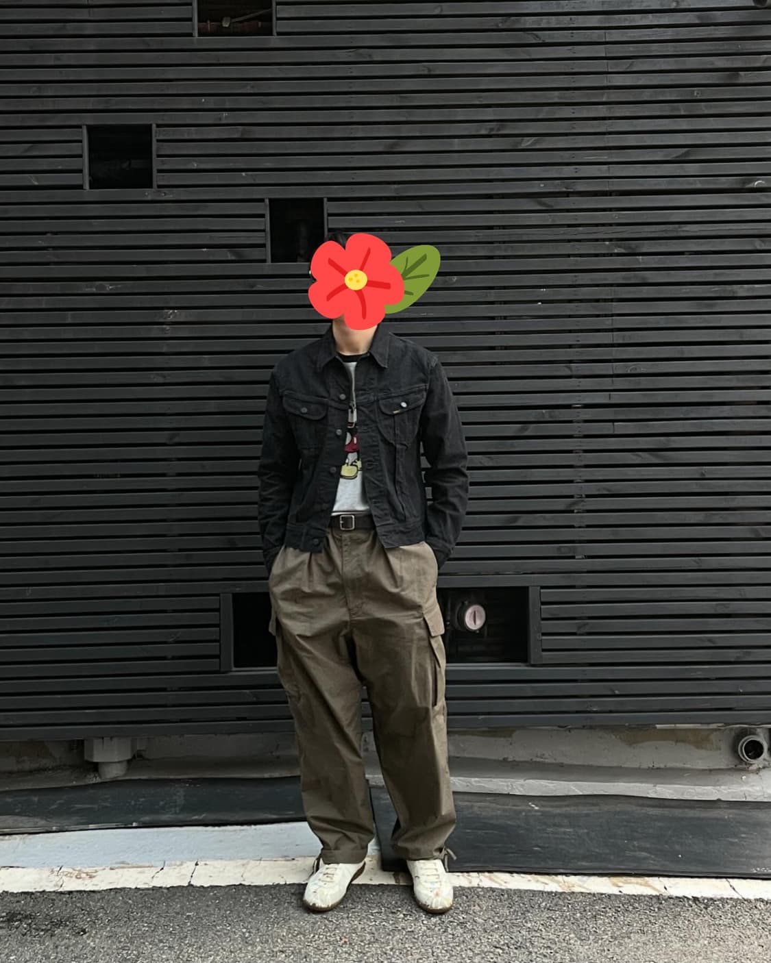 [L] 유니클로 와이드핏 파라슈트 카고팬츠 상품이미지8