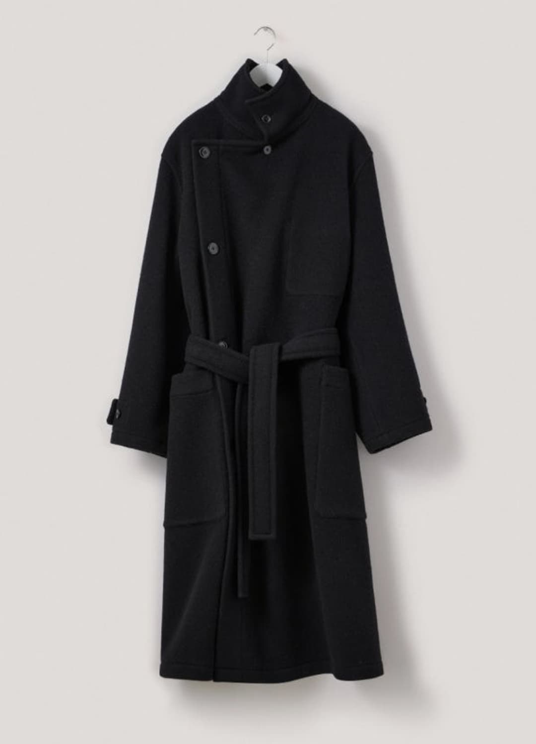 르메르 25f/w 랩코트 블랙 상품이미지1