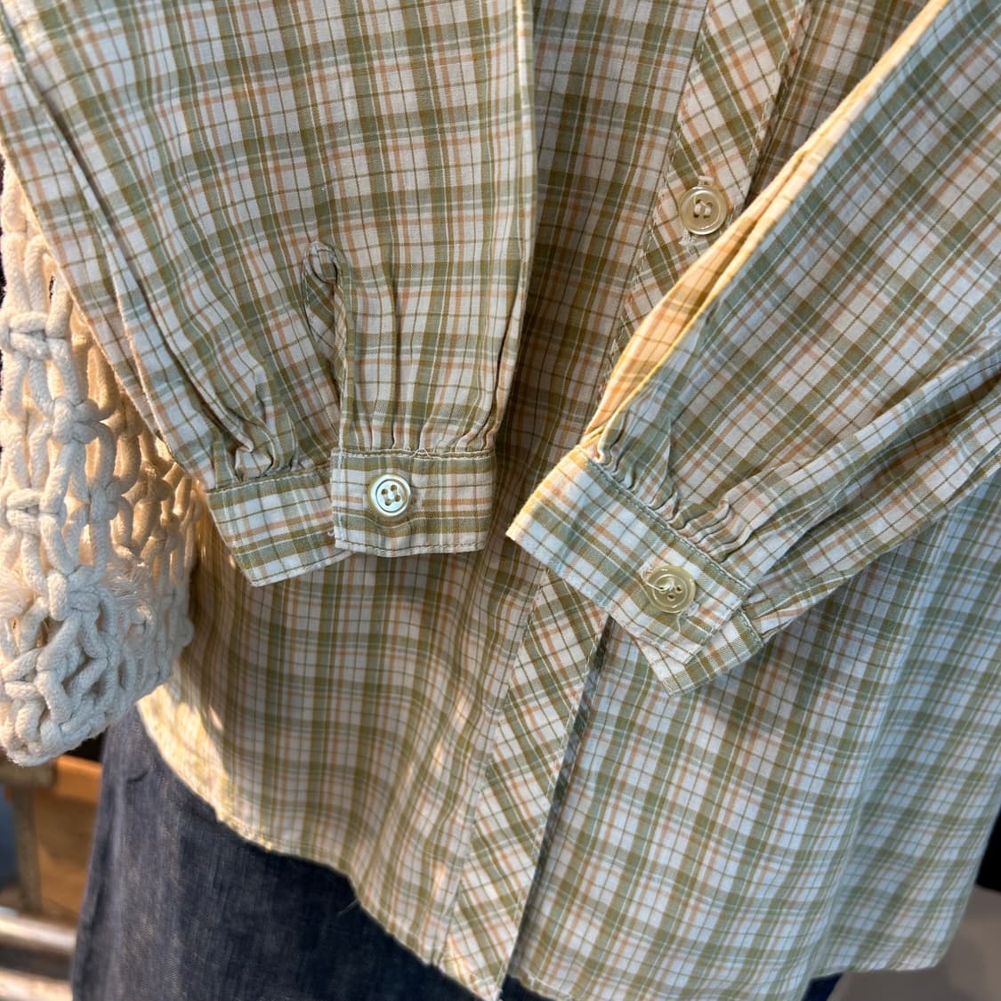 Vintage y2k Check Shirts 상품이미지4