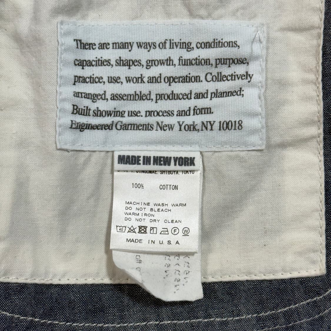 엔지니어드 가먼츠 샴브레이 베드포드 자켓 상품이미지4