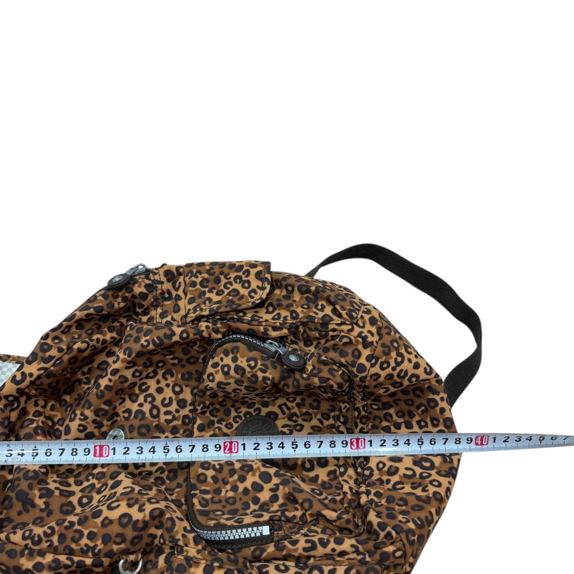 키플링 빈티지 레오파드 호피 포켓 백팩 가방 브라운 상품이미지8