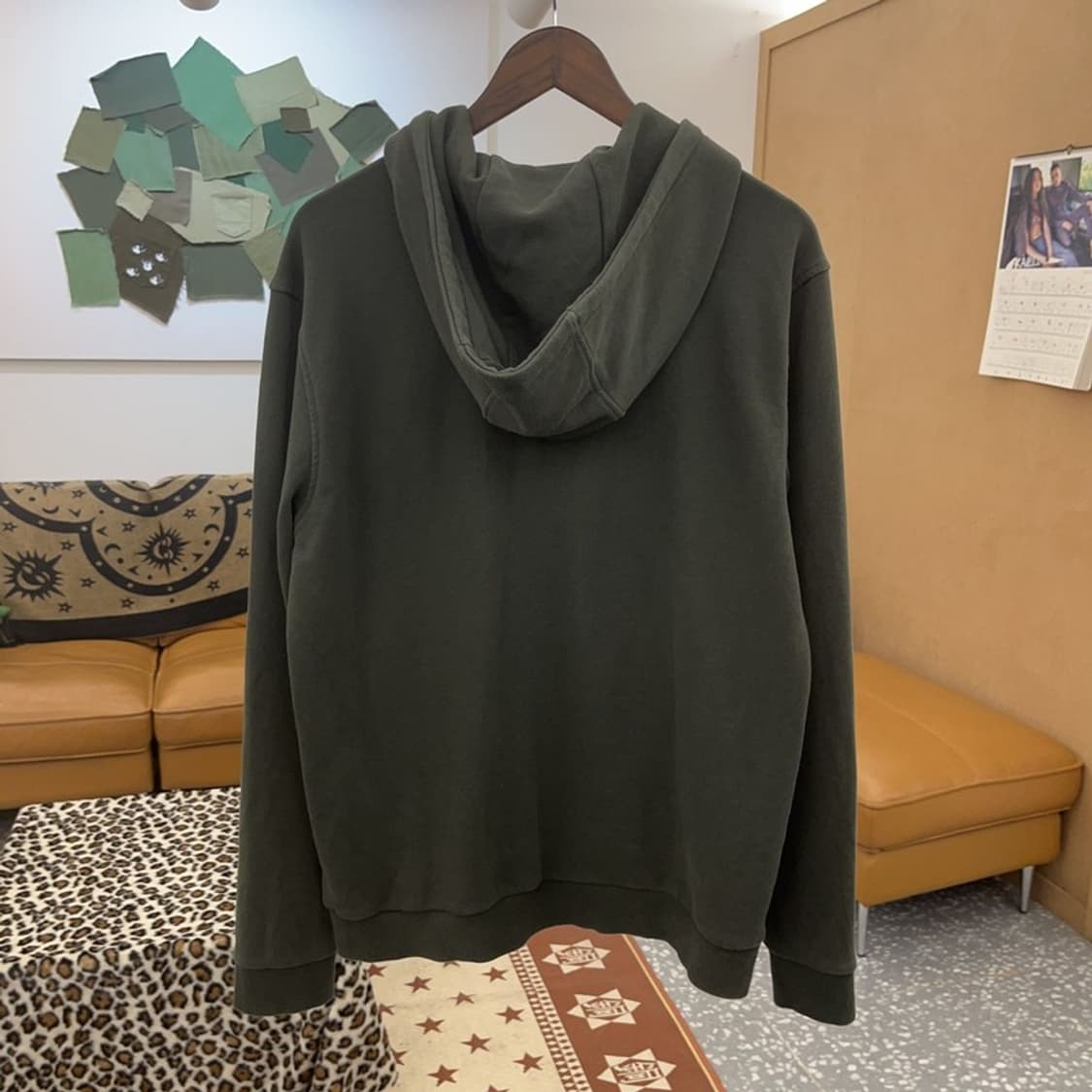 오클리 TC 올드스쿨 레트로 스컬 딥그린 후드티 M C09493 상품이미지4