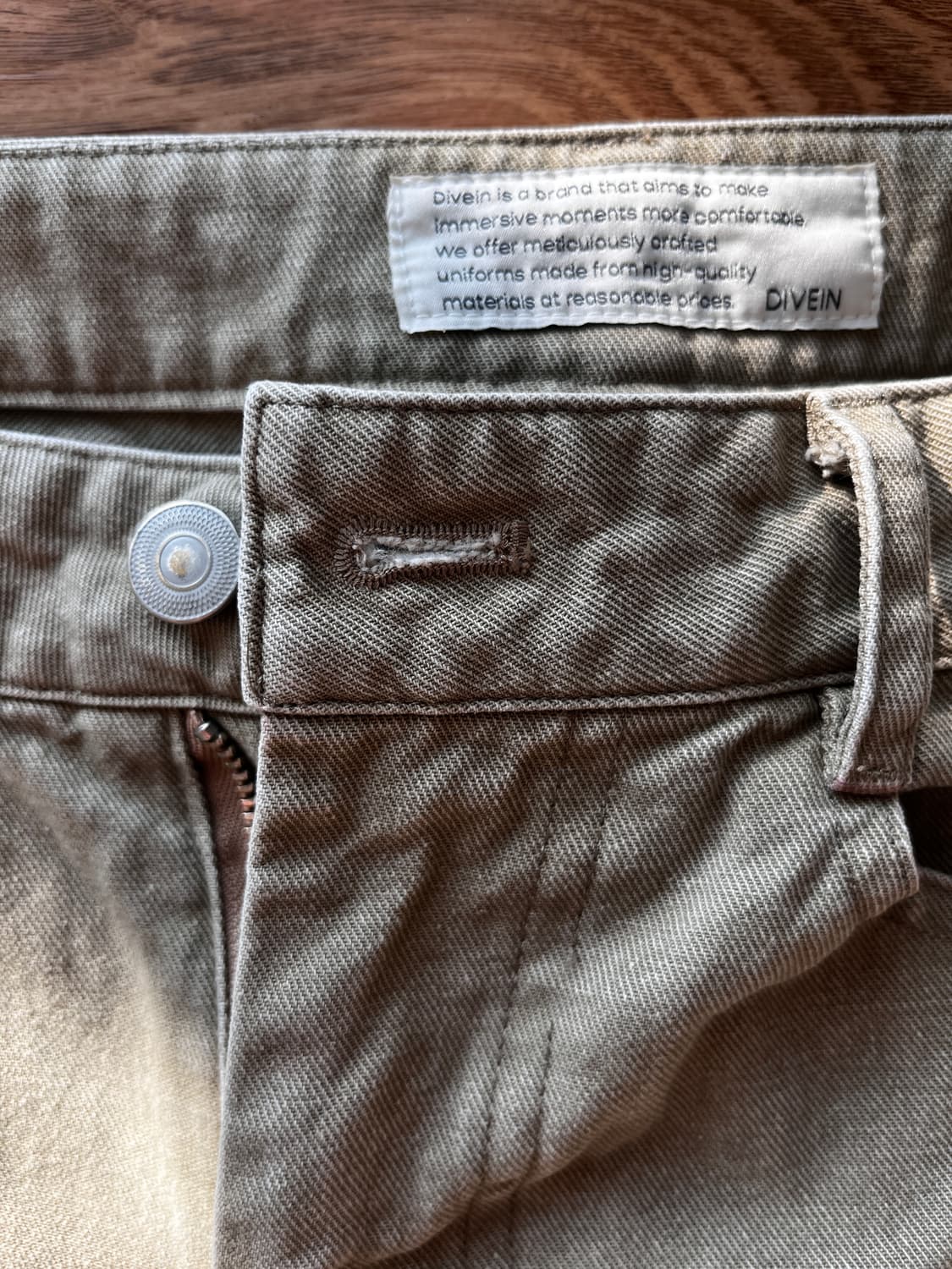 [0]다이브인 워시드 베른 카고 팬츠 베이지 (무민서) 상품이미지9