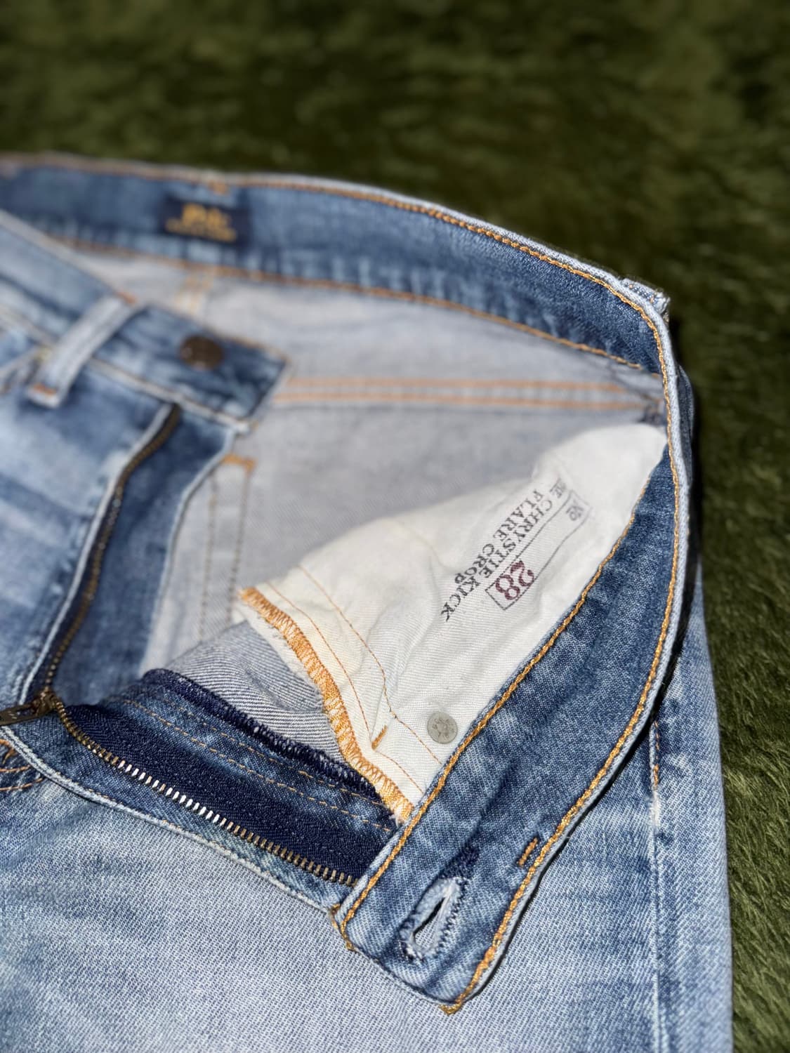 [28] 폴로 랄프로렌 재팬 컷 오프 빈티지 워싱 데님 팬츠 상품이미지3