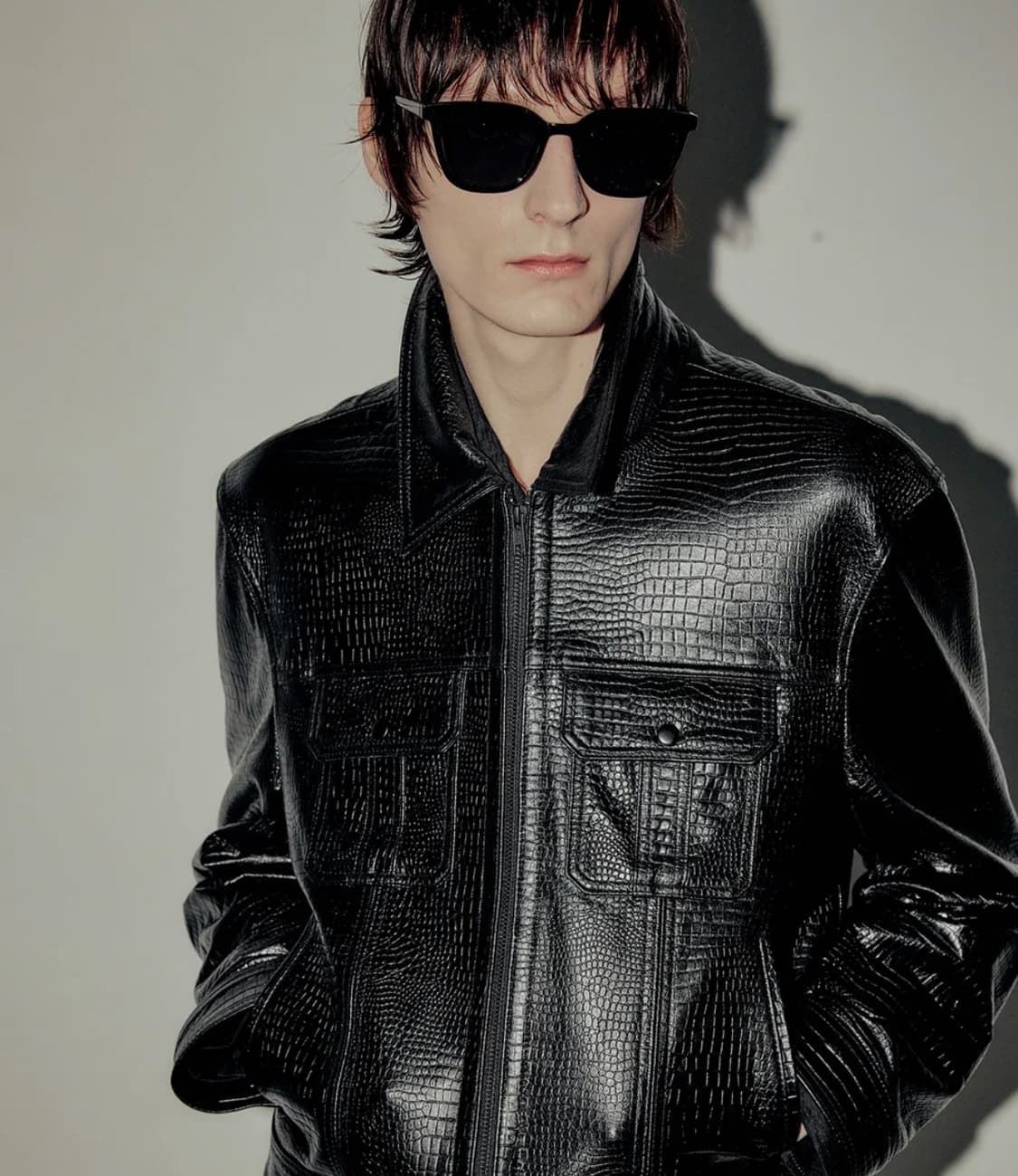 엘무드 카이만 레더 트러커 자켓 [46] 상품이미지4