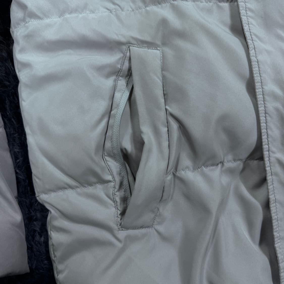 투티/0109 인사일런스 덕다운 라이트그레이 패딩 상품이미지6