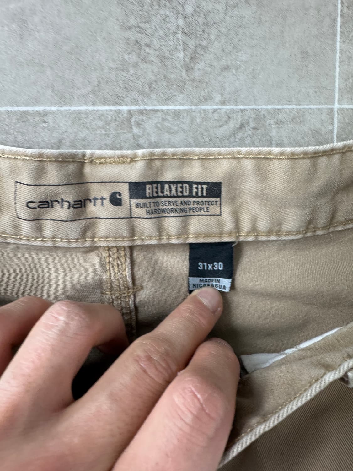 칼하트 카펜터 워크팬츠 상품이미지3