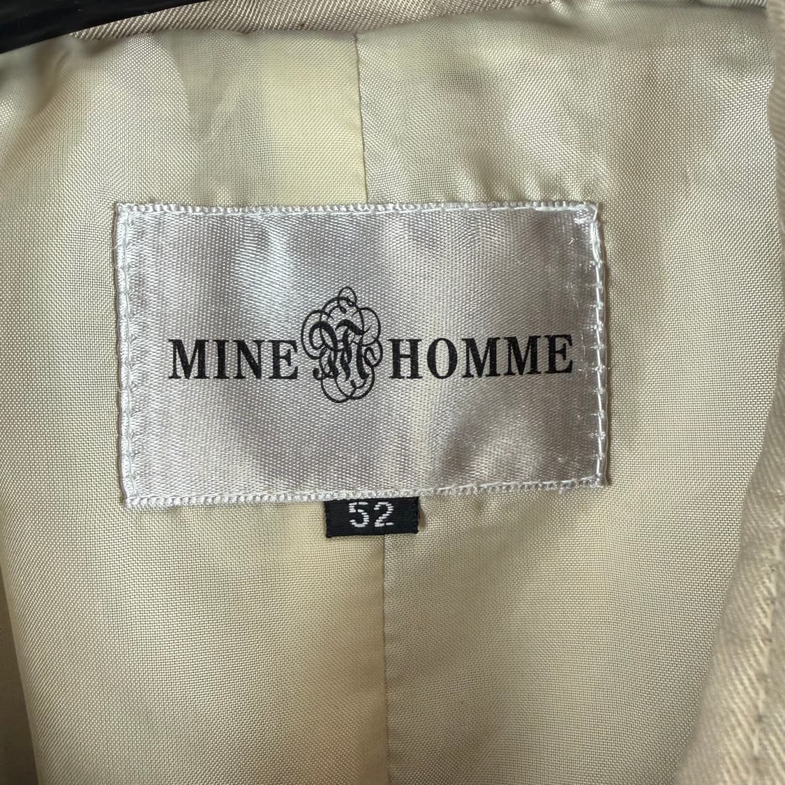 52) 마인옴브 더블버튼 트렌치 숏 코트 베이지 상품이미지3