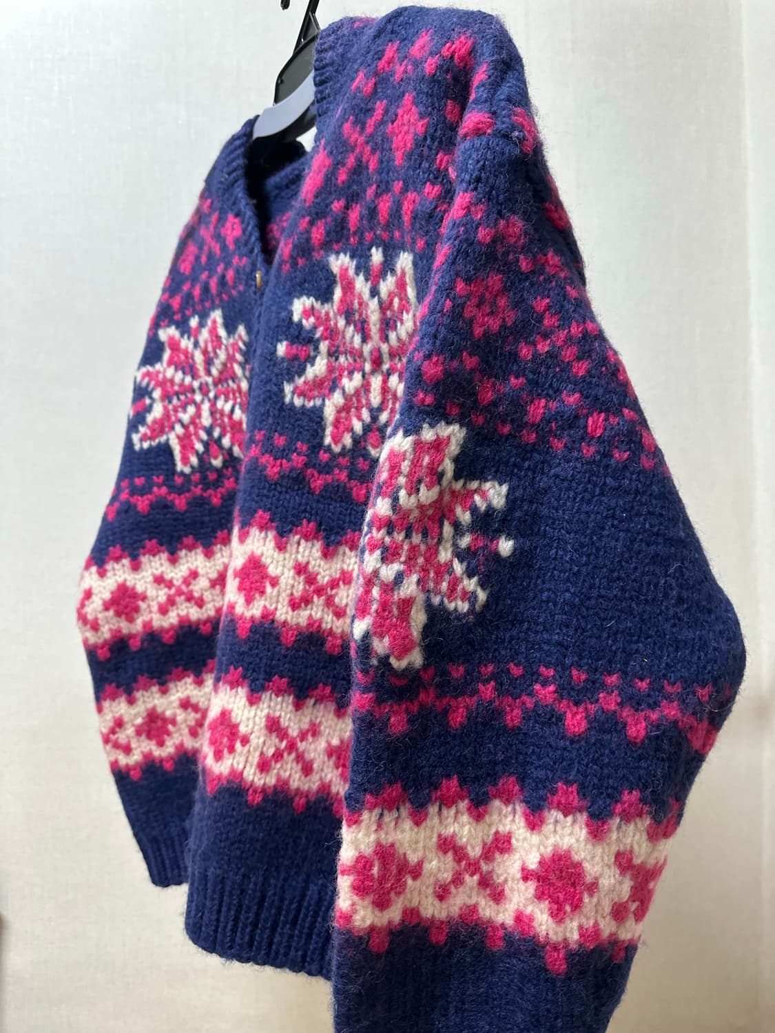 (새상품)HEEPHI 코위찬 메리노울100 노르딕 후드 가디건 상품이미지2