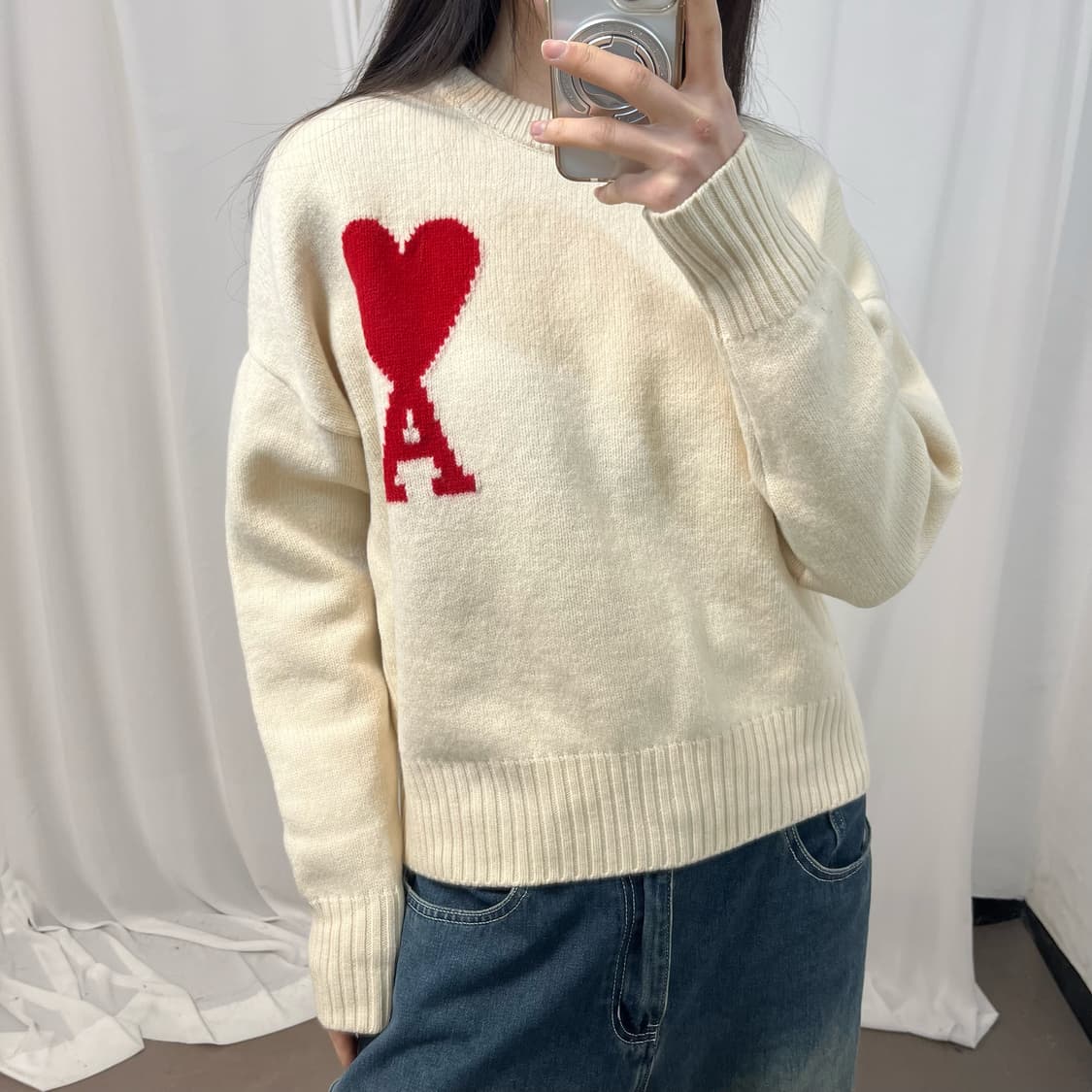 AMI Intarsia Wool Knit 상품이미지3