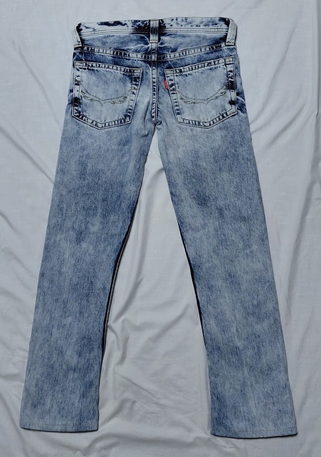 [Rodeo Crowns/26]  로데오 크라운즈 스노우 워싱 데님 팬츠 상품이미지9