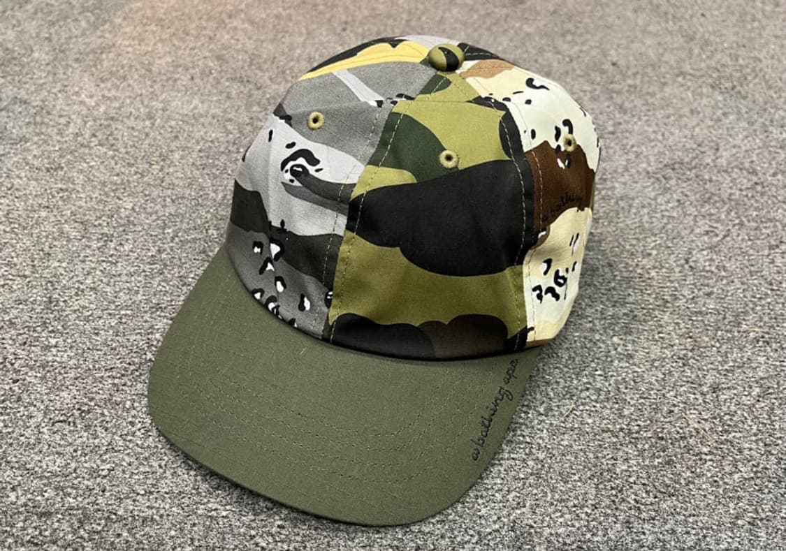 베이프 크레이지 카모패턴 볼캡 상품이미지1