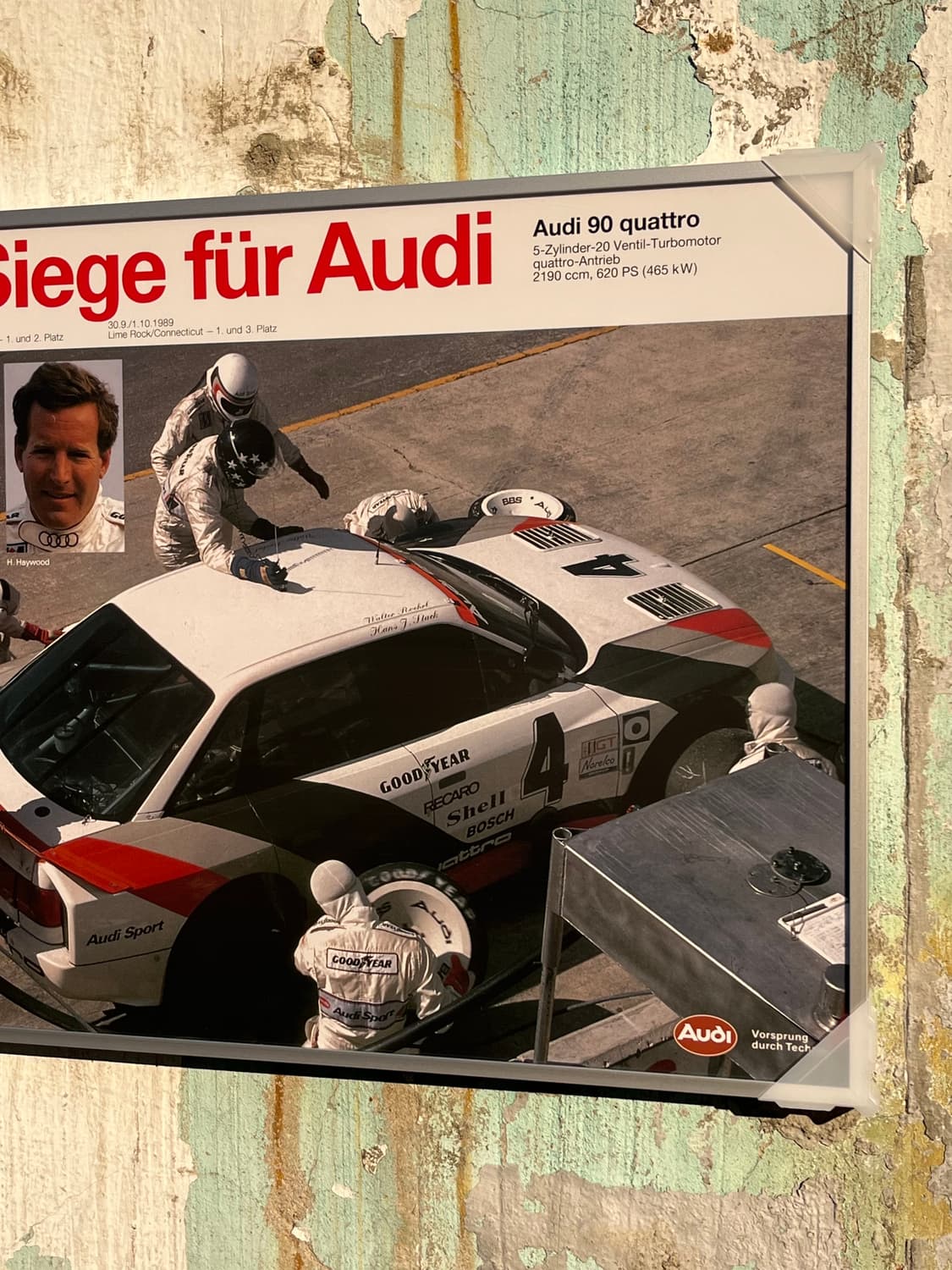 아우디 빈티지 포스터 (액자포함) 상품이미지3