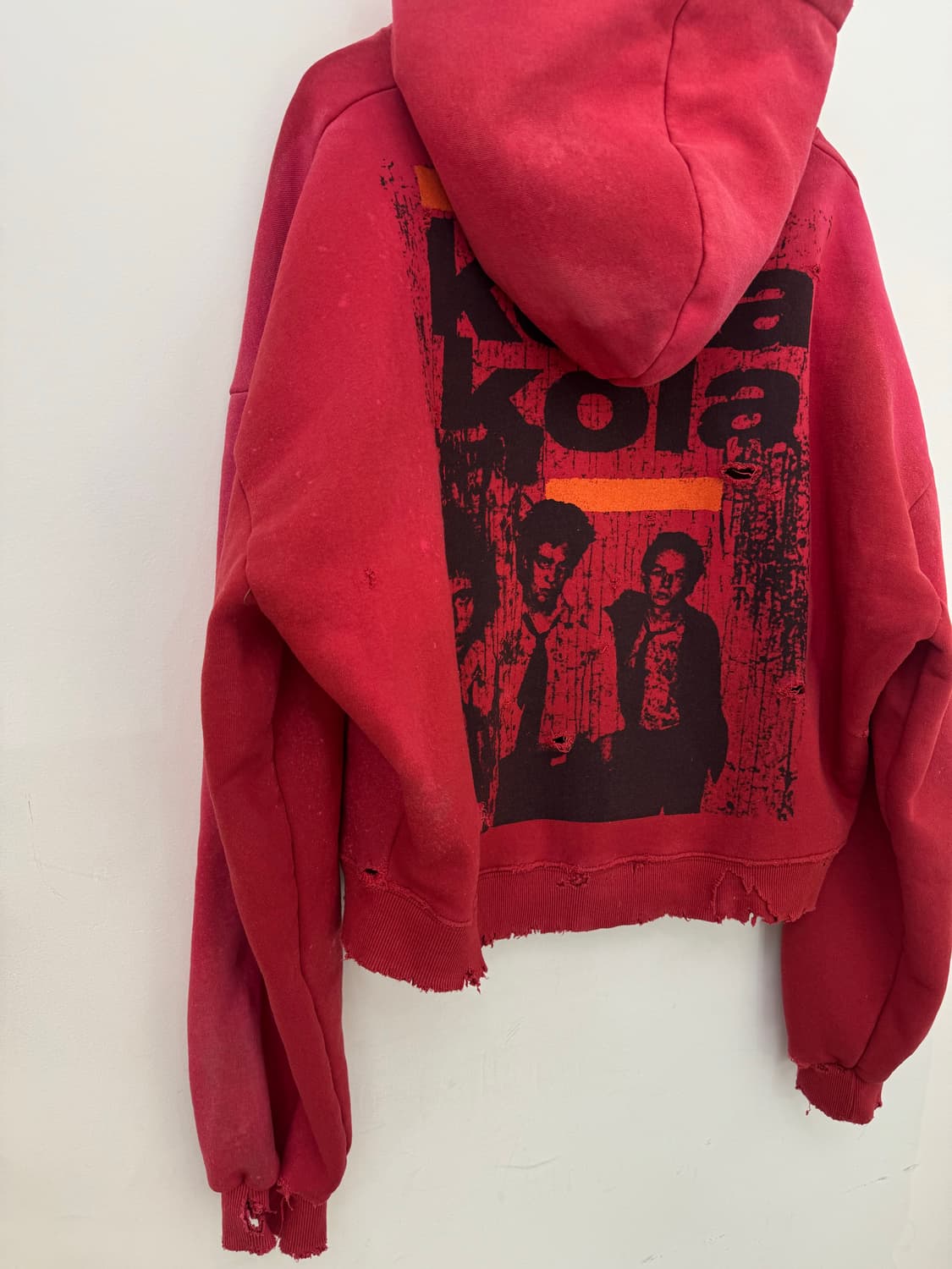 빈티지 크롭 후드집업 상품이미지6