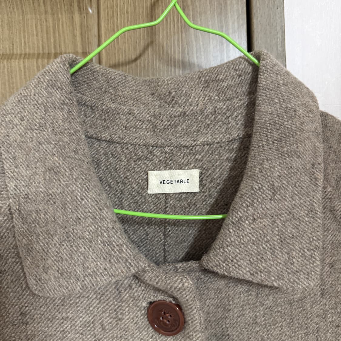 베지터블 vegetable 울100 코트 상품이미지2