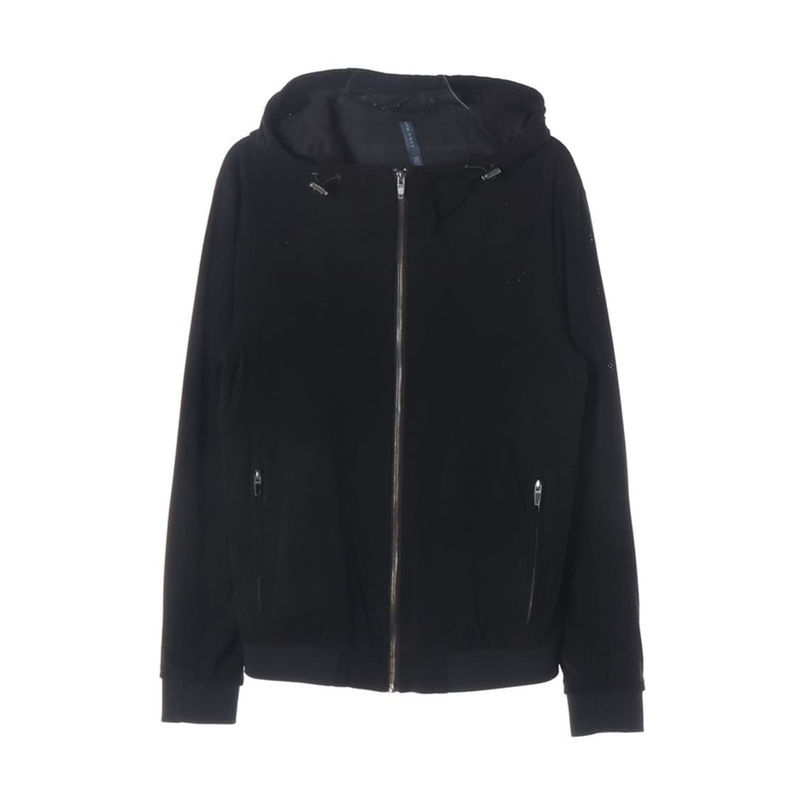 ZARA MAN 블랙 베이직 후드 집업 자켓 M 상품이미지1