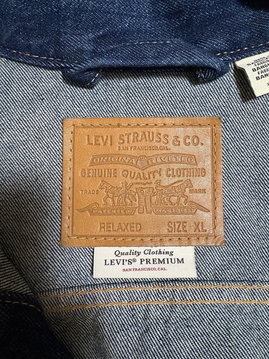 리바이스 2세대 데님자켓 XL 상품이미지4