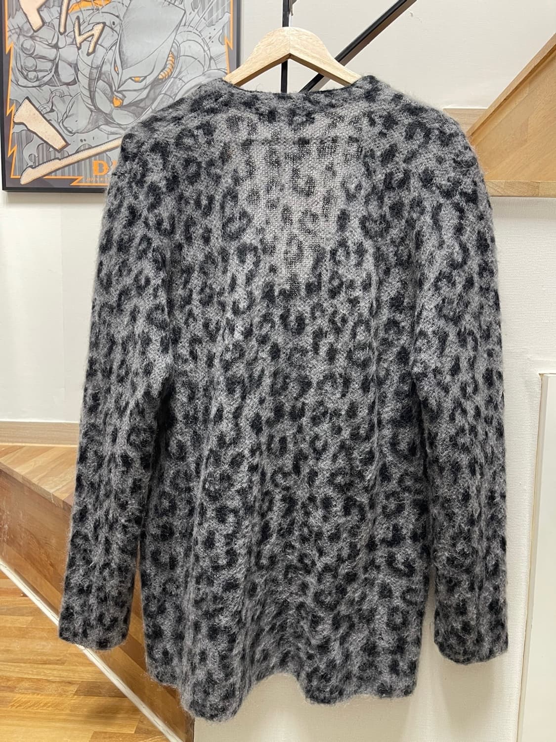 PANERO 모헤어 레오파드 가디건 상품이미지2