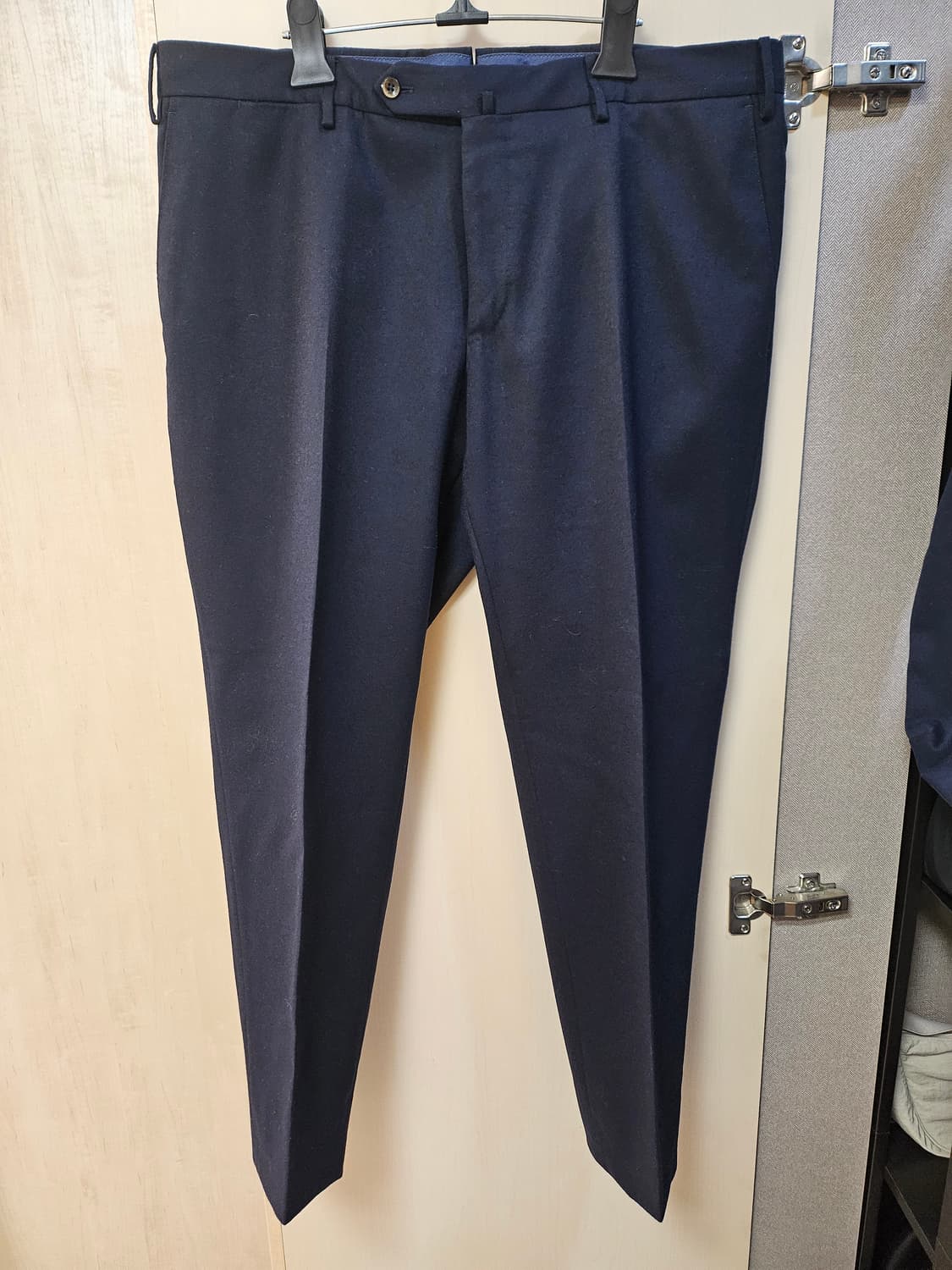 PT01 남성 슬림핏 스트레치 팬츠 네이비 54 상품이미지1