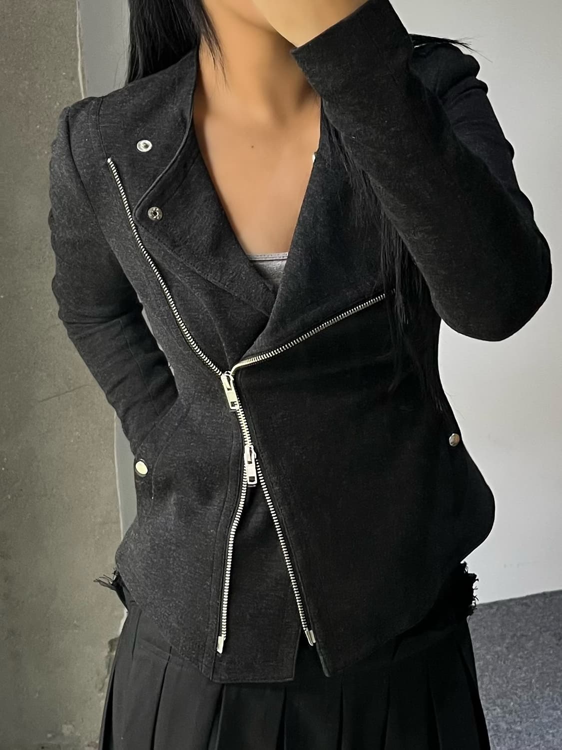 띠어리 다이애그널 집 자켓 상품이미지2