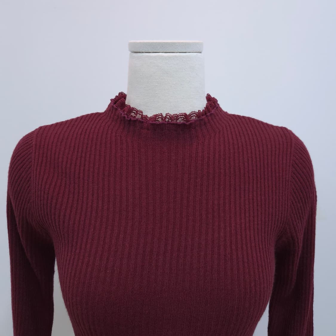 핑키앤다이앤 레이스 골지니트 일본빈티지 상품이미지2