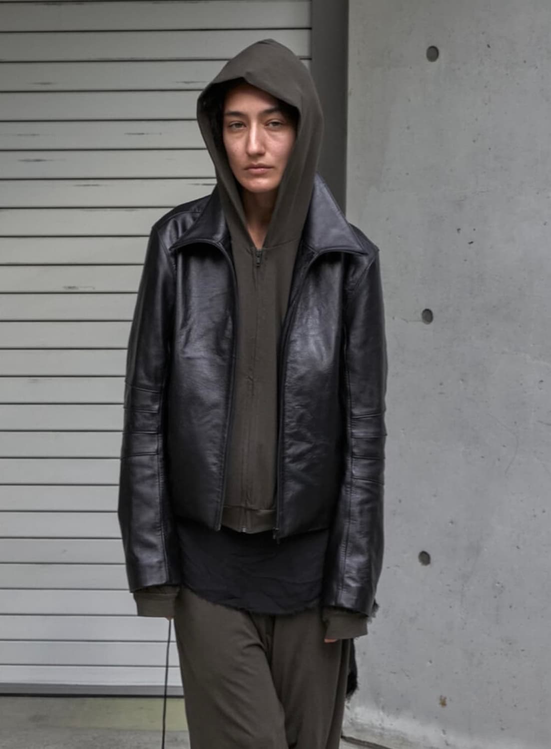 Mudule 014 레더자켓 3 SIZE 블랙컬러 상품이미지1