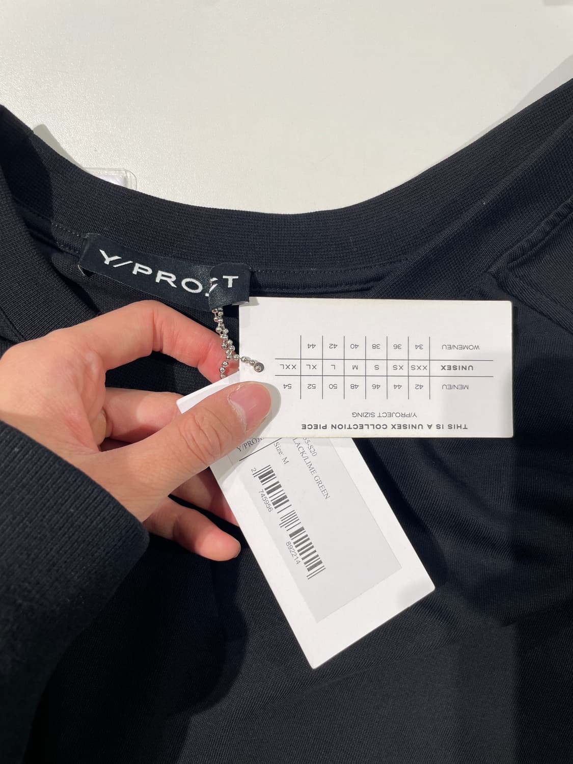 와이 프로젝트 21S/S 블랙 라임 클립 숄더 하프티 상품이미지7