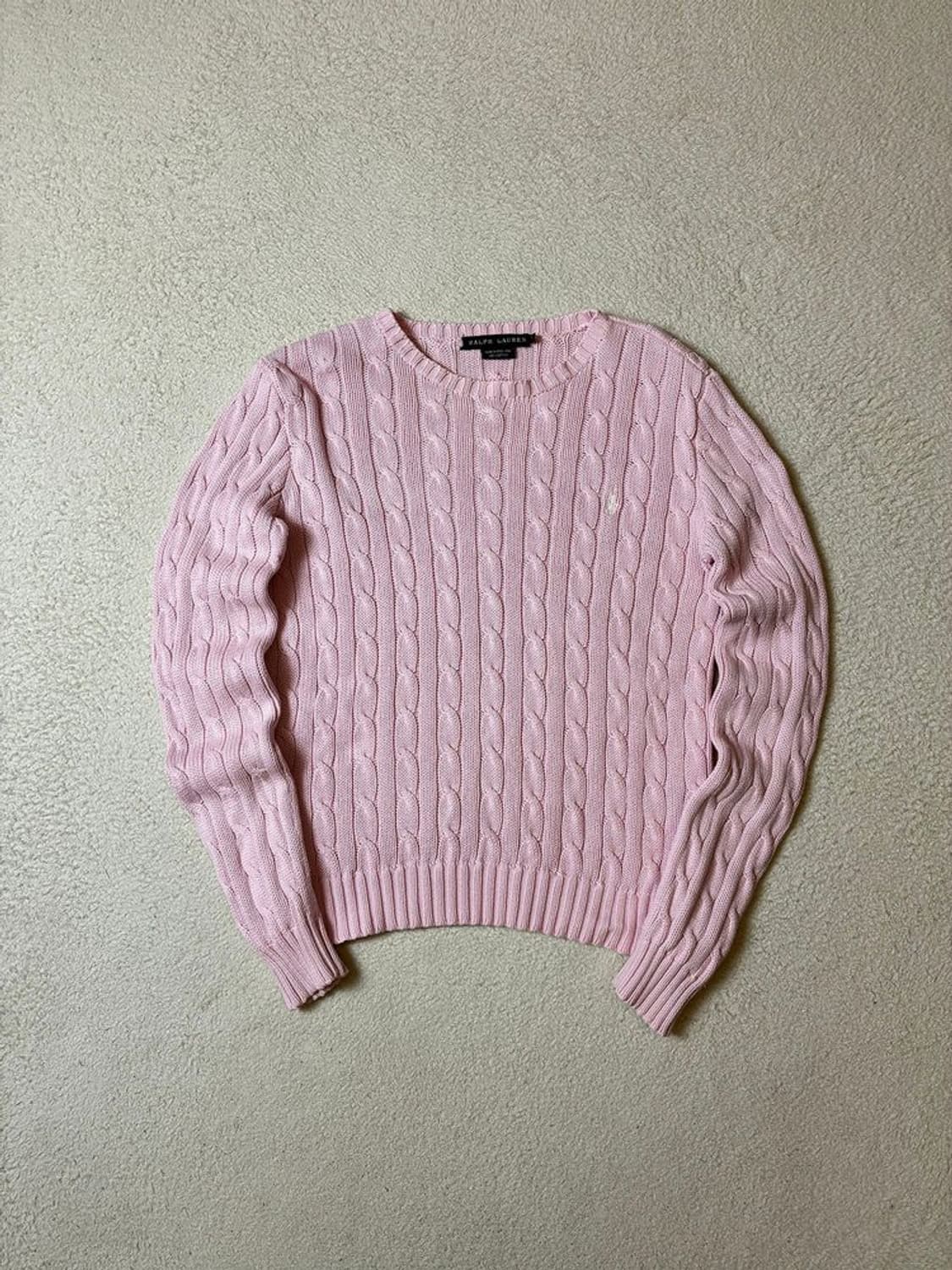 폴로 랄프로렌 00's 케이블 화이트 포니 니트 PN7383 상품이미지1