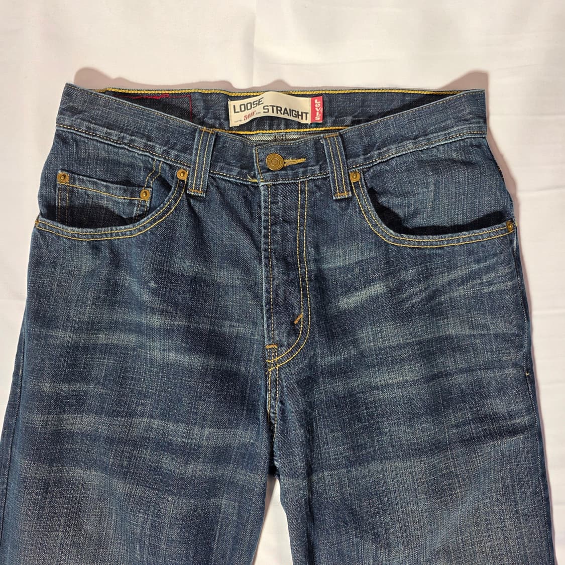 [W29L30]00s 리바이스 569 루즈스트레이트핏 데님 팬츠 상품이미지2