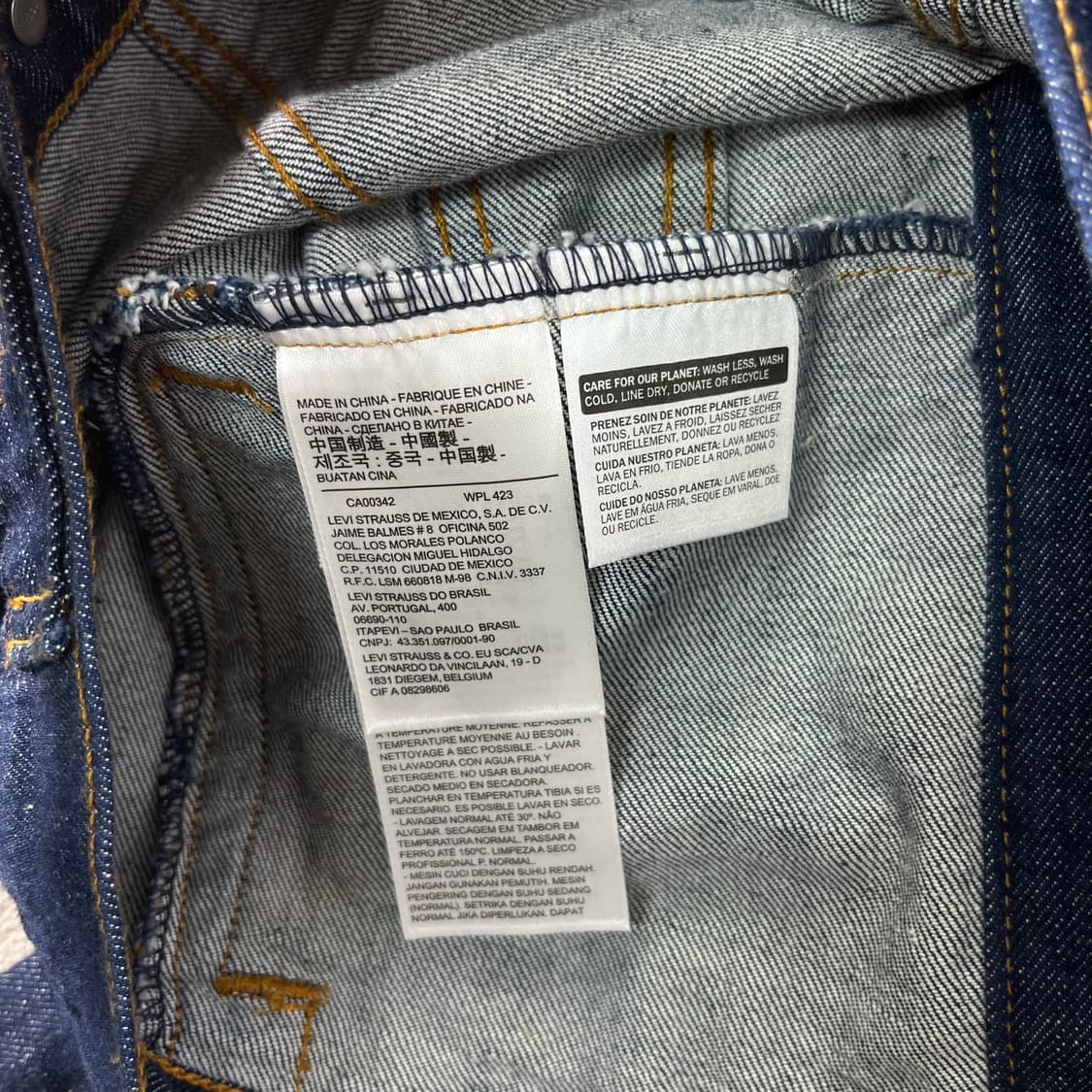 W 95 리바이스 제팬 3세대 데님 트러커 자켓 상품이미지5