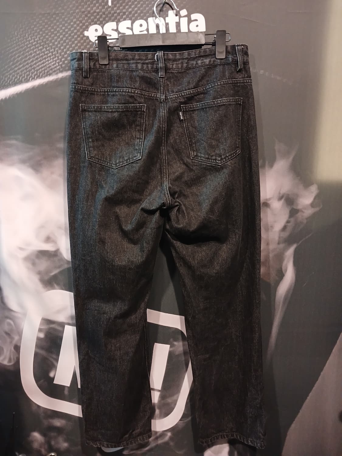 토피 흑청 데님 팬츠 상품이미지2