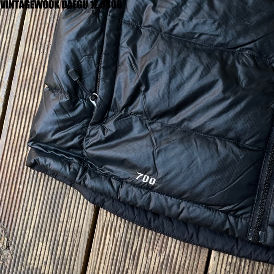 노스페이스 700 눕시 패딩조끼 블랙 상품이미지4