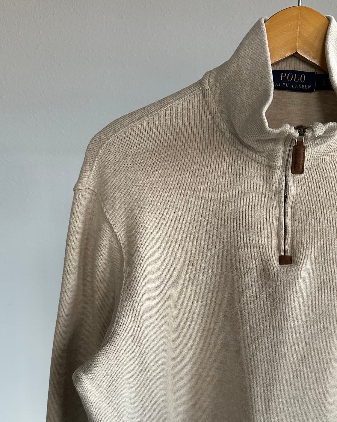 [M]폴로 랄프로렌 하프집업 반집업 코튼 니트 상품이미지4