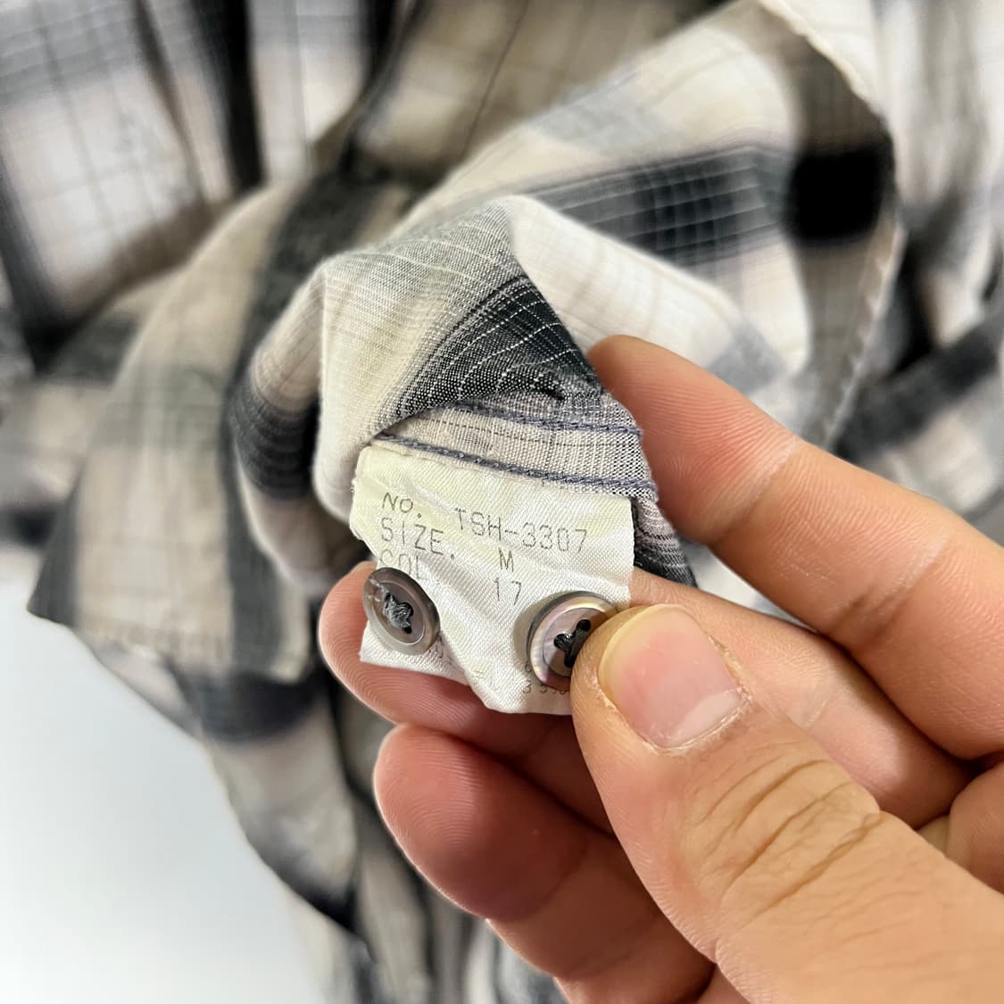 [Tornado Mart] 토네이도마트 오리엔탈 체크 시스루 셔츠 상품이미지6