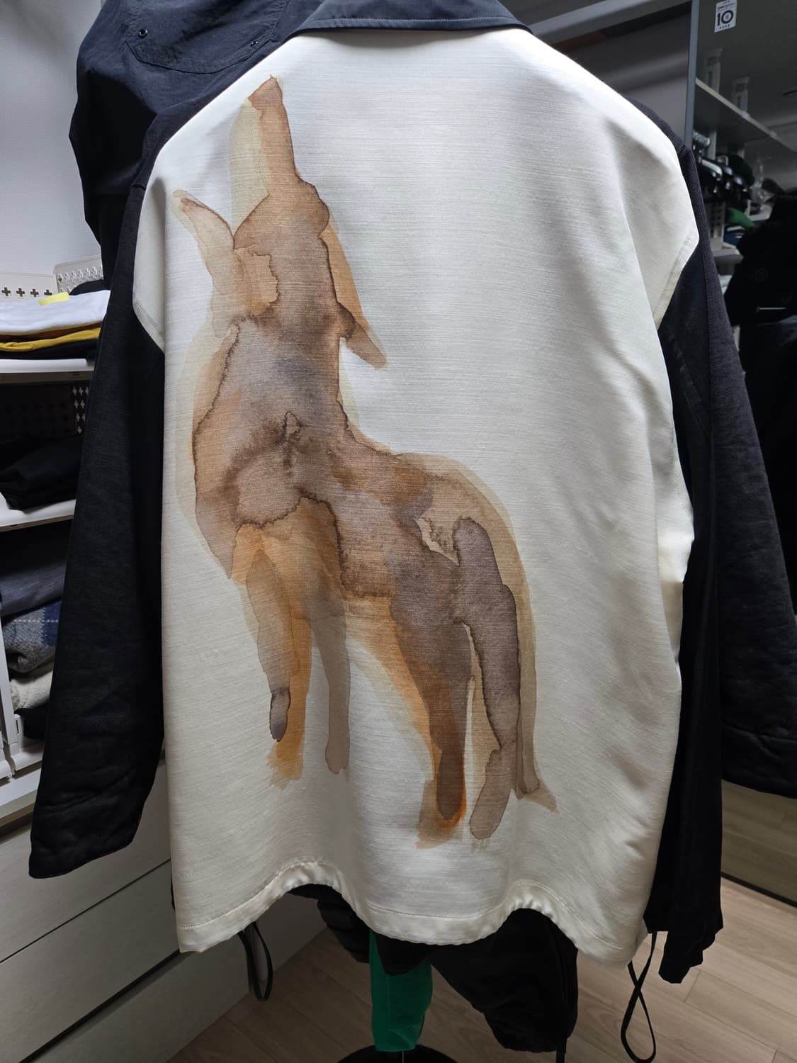 질샌더 백프린트 자켓 상품이미지2