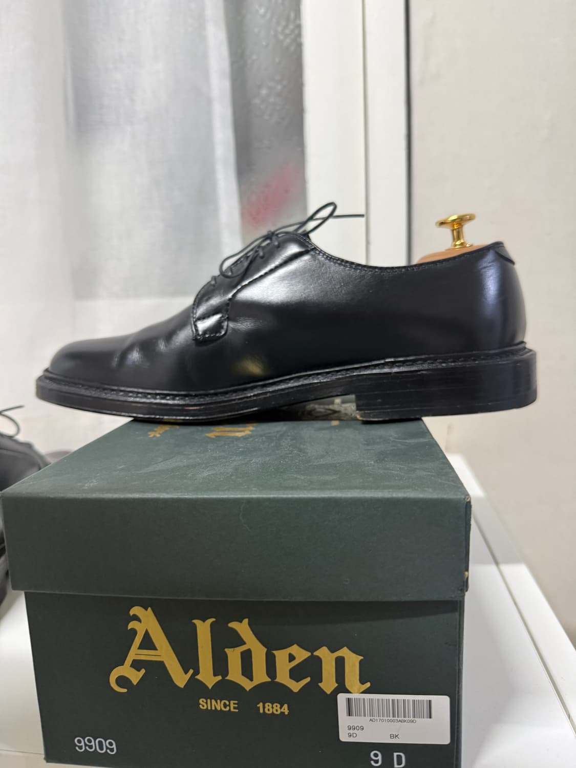 Alden 9909 / 9.0D / 카프 / 블랙 / 알든 상품이미지4