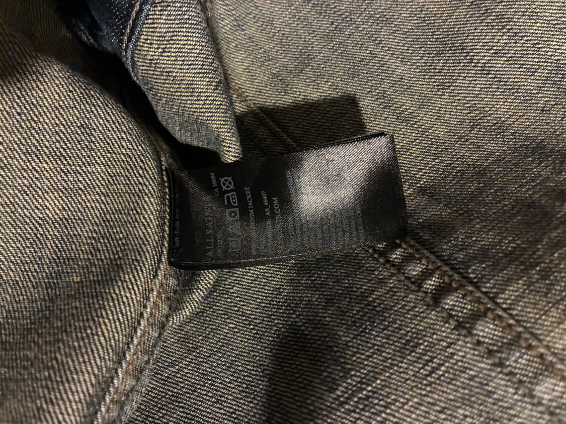 올세인츠 모건 데님 자켓 s 상품이미지3